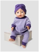 Одежда для куклы Беби Бон (Baby Born) 43см, Rich Line Home Decor, Х-992/Сиреневый-фиолетовый