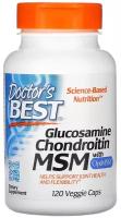 Doctor's Best Glucosamine Chondroitin Msm with OptiMSM 120 капсул