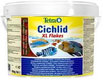 Корм для аквариумных рыб Tetra Cichlid Flakes XL 10 л (хлопья крупные)