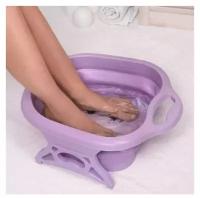 массажная ванночка для ног/ Спа для ног /Складная ванночка для ног/силиконовая ванна