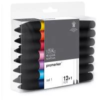 Winsor&Newton Набор художественных маркеров "Pro", 12+1 цветов
