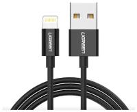 Аксессуар Ugreen US155 USB-A - Lightning 2m Black 80823