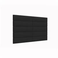 Мягкие обои Eco Leather Black 15х60 см 4 шт