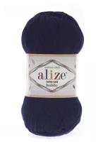 Пряжа для вязания Alize 'Cotton Gold Hobby' 50г 165м (55% хлопок, 45% акрил) (58 т.синий), 5 мотков