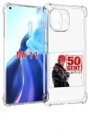 Чехол MyPads 50 Cent - Still On Top для Xiaomi Mi 11 (экран 6.81) задняя-панель-накладка-бампер