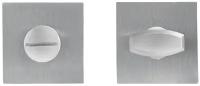 Сантехническая завертка-фиксатор WC для защелок, замков, задвижек (итальянский матовый хром) аллюр АРТ BK-S2 MSC(61160)