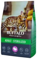 Сухой корм для кошек Mr.Buffalo STERILIZED индейка 10кг