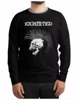 Свитшот Design Heroes The Exploited - Череп / Панк Рок / Мужской Черный 50