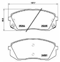 Колодки пер. KIA SPORTAGE/ HYUNDAI IX35