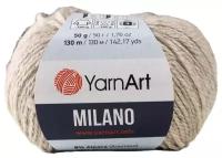 Пряжа YarnArt Milano, 8 % альпака, 64 % акрил, 8 % вискоза, 50 г, 130 м, 1 шт., 870 130 м