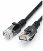 Патч-корд UTP, 1 m, литой, RJ45,(GL3961) Cat.5e, черный