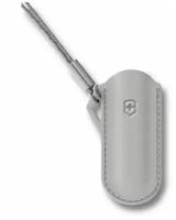 Чехол VICTORINOX "Mystical Morning" для ножей Classic Colors 58 мм, кожаный, серый