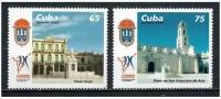 Почтовые марки Куба 1999г. "Девятый латиноамериканский саммит глав государств и правительств, Гавана" Архитектура, Организации MNH