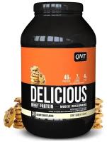 QNT Delicious Whey Protein Powder 908g Creamy Cookie/"Делишес Вей Протеин" 908гр Печенье и крем