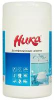 Салфетки влажные дезинфицирующие "НИКА" 60 шт, борьба с вирусами, бактериями, грибами, размер 135*185 мм