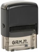 Штамп самонаборный GRM 5-строчный, оттиск 47х18 мм, синий без рамки, 30, кассы в комплекте