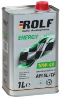 ROLF Масло Моторное Rolf Energy Sae 10w-40 Полусинтетическое 1 Л 322232