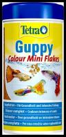 TetraGuppy Colour (мини хлопья) 250мл Корм, усиливающий окраску, для живородящий