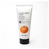 TONYMOLY CLEAN DEW Red Grapefruit Foam Cleanser Очищающая пенка для умывания с экстрактом красного грейпфрута