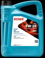 HC-синтетическое моторное масло ROWE Hightec Synt HC ECO-FO SAE 5W-20, 5 л