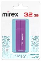 USB Flash накопитель 32Gb Mirex Line Violet (13600-FMULVT32)