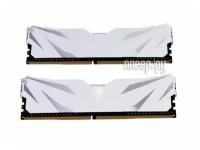 Модуль памяти DDR 4 DIMM 32Gb (16Gbx2) PC25600, 3200Mhz, Netac Shadow II NTSWD4P32DP-32W C16 White, с радиатором