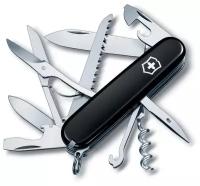 Нож перочинный VICTORINOX Huntsman, 91 мм, 15 функций, чёрный