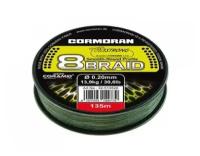 Леска плетеная CORMORAN Corastrong PE 8-Braid 0.25 135м