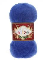 Пряжа ALIZE "Kid mohair royal", 62% мохер, 38% полиамид, 500 м*50 г, 141 василек, 1 шт