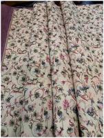 Ткань гобелен гостиный "Английские цветы, ярк"/мебельная/для штор/покрывал/гобеленовая, пл. 380 г/м2, ш-160 см, на отрез, цена за пог. метр