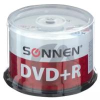 Диски Sonnen DVD+R (плюс) 4.7 Gb 16x Cake Box (50 шт)