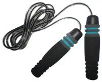 Скакалка LiveUp PVC JUMPROPE цвет:черный, размер:onesize