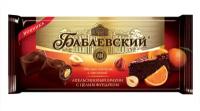 Шоколад Бабаевский Темный Апельсиновый брауни и целым фундуком, 165 г