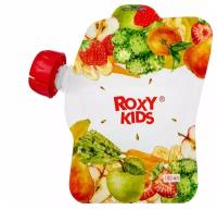 Многоразовые пакеты для хранения детского питания 5 шт с ложкой-накруткой ROXY-KIDS