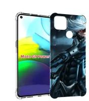 Чехол MyPads Metal Gear Rising Revengeance для Motorola Moto G9 Power задняя-панель-накладка-бампер