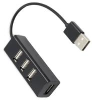 HUB USB на 4 USB 2.0 черный /USB концентратор /хаб разветвитель юсб на 4 порта /хаб для периферийных устройств