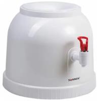 SONNEN Кулер для воды TS-01, настольный, без нагрева и охлаждения, водораздатчик,1 кран, белый, 452417