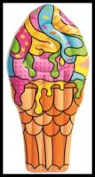 Матрас надувной Bestway «Поп-арт мороженое», 188 х 95 см, 43185 Bestway