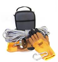 Поисковый набор F200 (односторонний магнит с.ц. 200кг, веревка, сумка, перчатки) + карабин в подарок