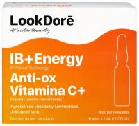 LOOK DORE IB ENERGY AMPOULES ANTI-OX VITAMIN C концентрированная сыворотка в ампулах моментального восстановления с витамином С 10х2мл