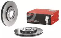 Диск тормозной передний BREMBO 09.7011.11 (Audi A3, VW G4 1.6) (цена за 1шт)