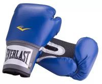 Перчатки тренировочные Everlast PU Pro Style Anti-MB 14oz синие