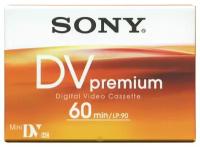 Видеокассета Sony DVpremium miniDV 60