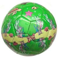 C28706-3 Мяч футбольный детский №2, "Аквариум" (зеленый)