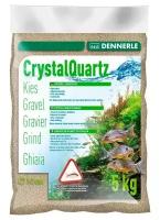 Грунт Dennerle Crystal Quartz Gravel, природный белый, 5кг