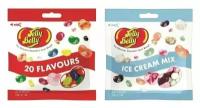 Конфеты Jelly Belly 20 вкусов 70 гр. + Ice Cream Mix 70 гр. (2 шт.)