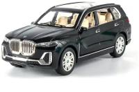 Машинка металлическая инерционная "BMW X7" 1:24 (черный)