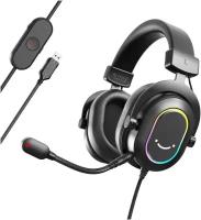 Игровая гарнитура Fifine H6 Gaming Headsets (полноразмерные игровые наушники, гарнитура для PC, PS, XBOX, с RGB подсветкой, Black)