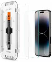 Защитное стекло SPIGEN для iPhone 14 Pro Max - EZ FIT GLAS.tR (Sensor Protection) - Прозрачный - 2 шт - AGL05202