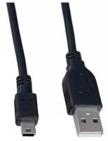 Кабель Perfeo U4303 USB 2.0 A вилка - Mini USB вилка 3 м black